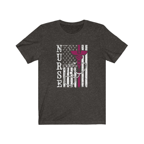 Nurse Purple Medica Insignia - Unisex Jersey Short Sleeve Tee